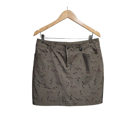 EDDIE BAUER Skort Skirt Adventurer 2.0 Arrow Green Size 8 - Picture 1 of 4